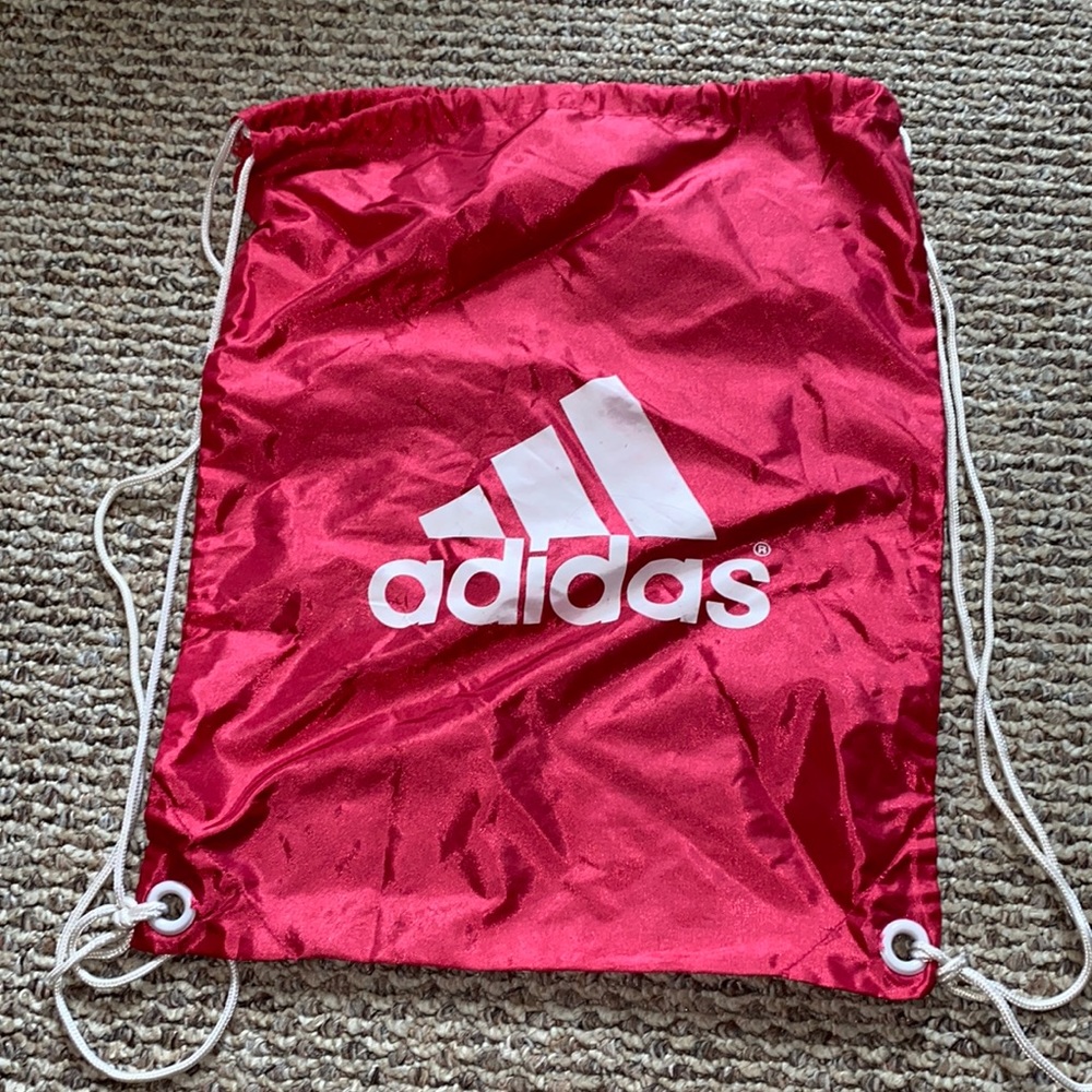 Adidas draw string book bag